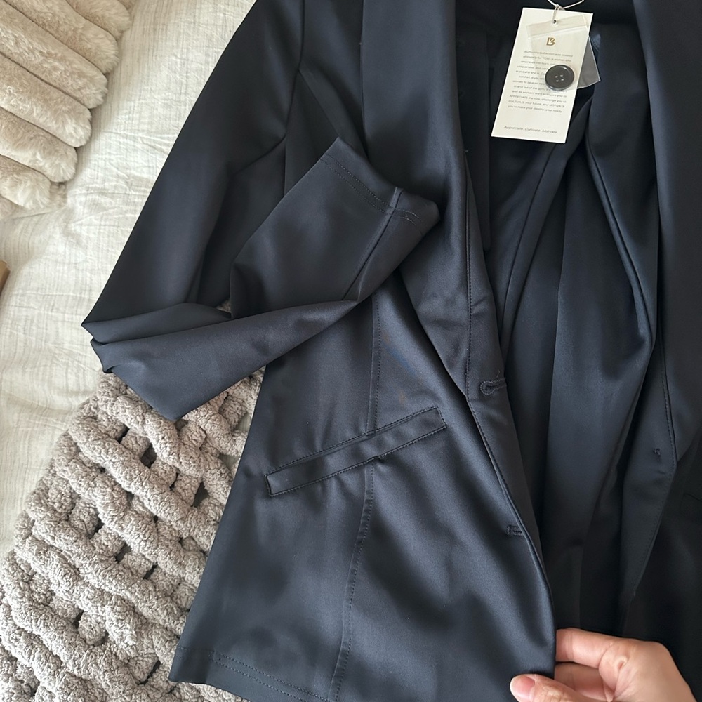 Black Blazer and pant suit